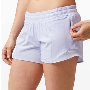 Lululemon Hotty Hot II 4” Shorts - Serene Blue - Size 4